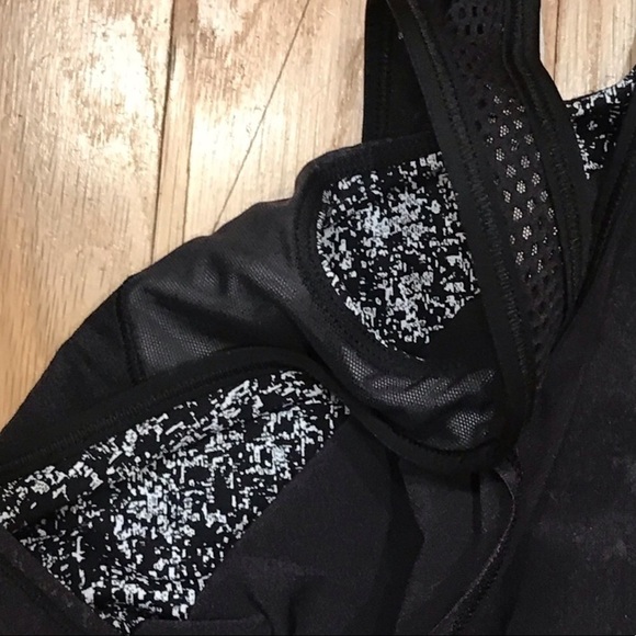 Lululemon Fit Physique Tank Black / Suited Print White Black Size 4 - Picture 7 of 15